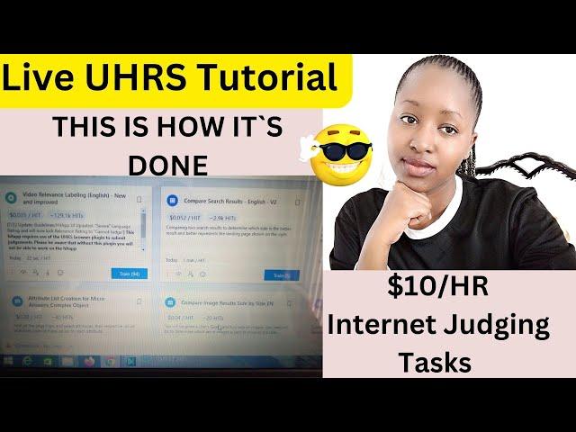 Earn Upto $10/HR. UHRS/Internet Judging Tutorial; How to Work Hitapps