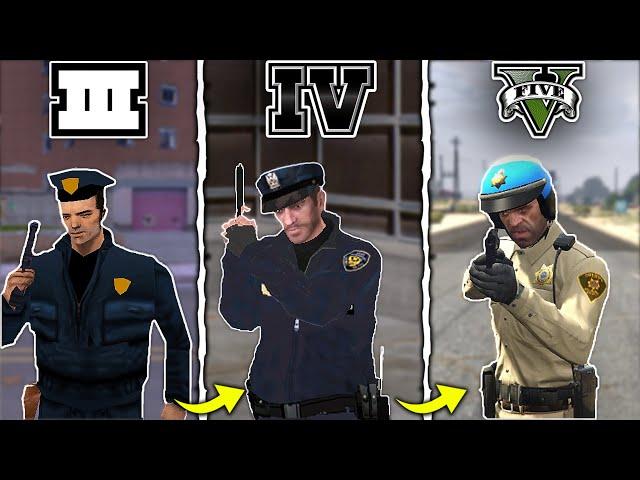 How To Become a POLICE OFFICER in GTA Games! (GTA 3 → GTA 5)