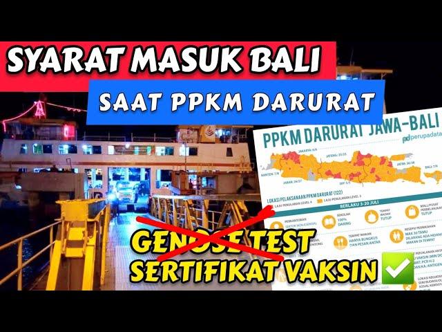 DIPERKETAT!! SYARAT MASUK BALI SAAT PPKM DARURAT JAWA BALI | BALI HARI INI