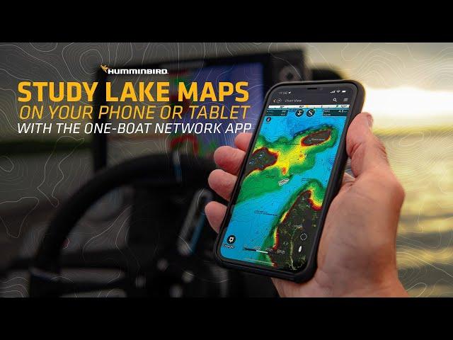 Using the Humminbird One-Boat Network App for Fishing Map Study