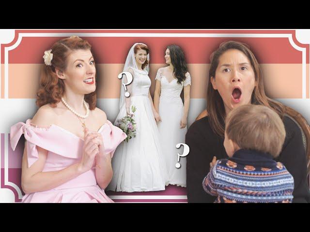 Our two-year-old questions our wedding
