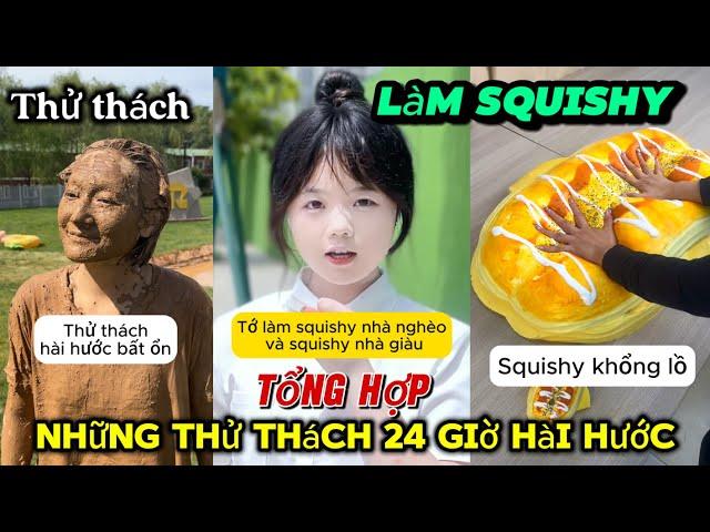 [Tổng Hợp] Thử Thách 24 Giờ Hài Hước Vô Tri và Làm Squishy Khổng Lồ (Tập Mới Phần 8) | Vy Bánh Bao