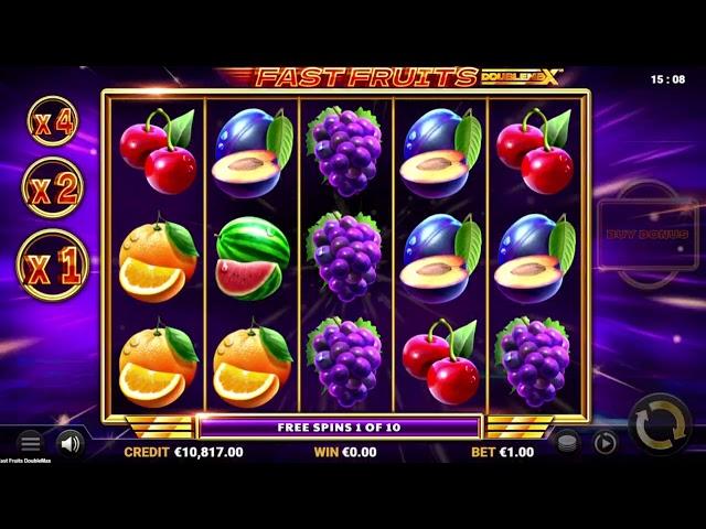 Fast Fruits DoubleMax Slot - Reflex Gaming