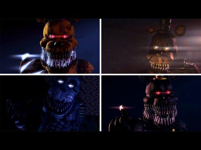 Five Nights at Freddy's 4 / UCN Animations: All Nightmare Voices [SFM FNaF]