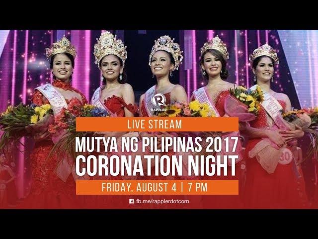 LIVE: Mutya ng Pilipinas 2017 coronation night