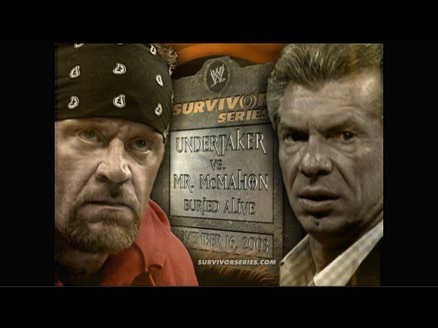 Story of The Undertaker vs. Mr. McMahon | Survivor Series 2003