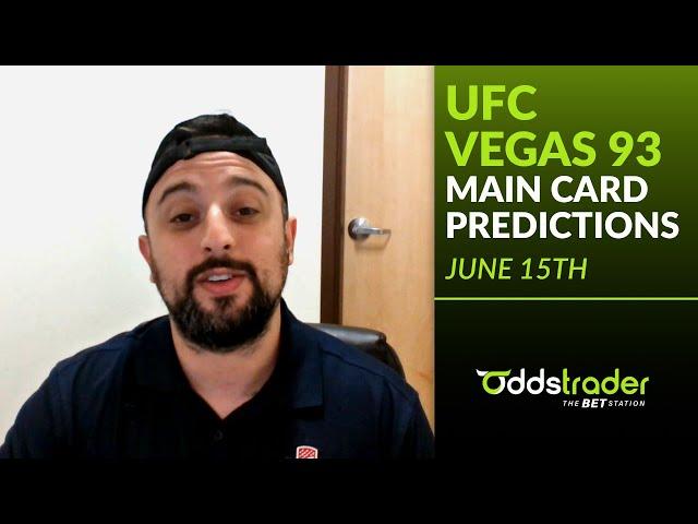 UFC Picks | UFC Vegas 93 Main Card Analysis by Jefe Picks (June 15th)