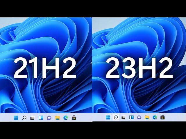 Windows 11 21H2 vs 23H2!