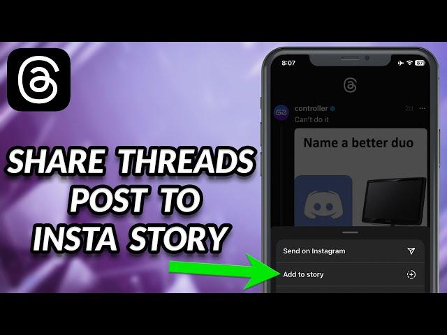 How To Share Threads Post To Instagram Story