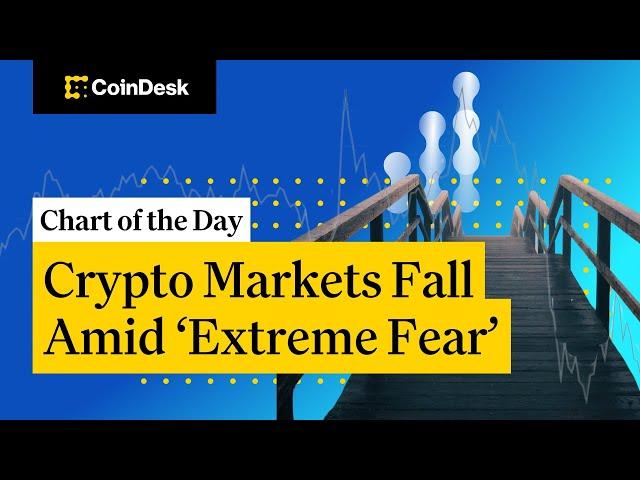 Crypto Markets Fall Amid 'Extreme Fear'