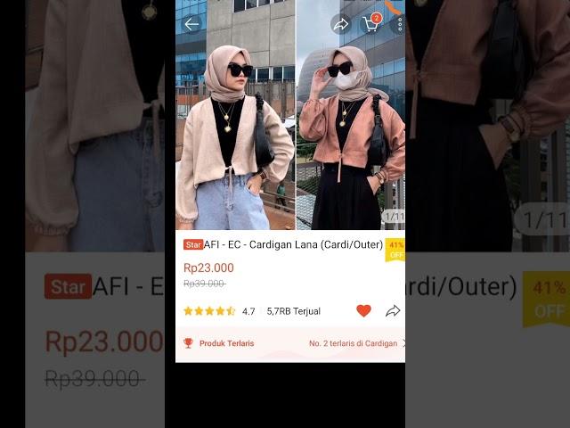 shopee haul outer murah #shopee #foryou #racunshopee #shorts #outer #fyp