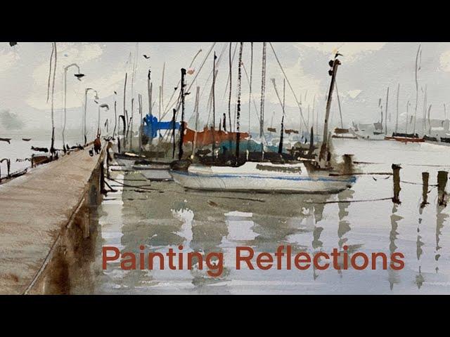 Boats and Reflections | A Watercolor Demo