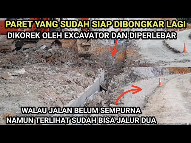 Batu Jomba Terbaru // Paret Sudah Siap Dibongkar Lagi // Jalan Sudah Bisa Jalur Dua