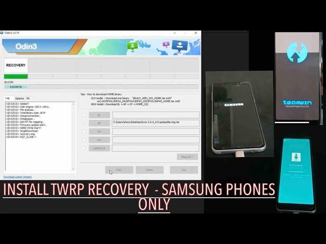 {SAMSUNG} How To Install TWRP Custom Recovery on Samsung Phones With Odin