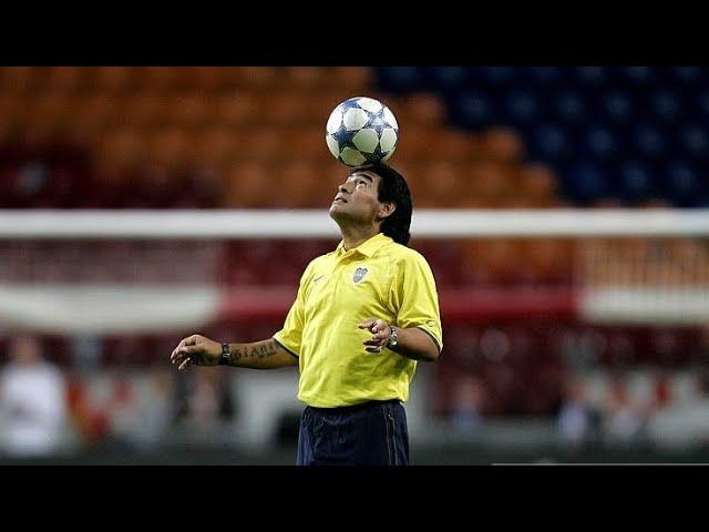 Old Diego Maradona Has More Skills Than Today's "Superstars" (RARE)