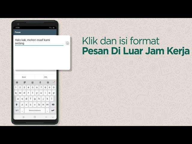 Tutorial Whatsapp Business: Membuat Away Message