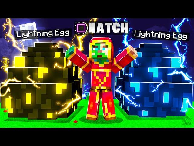 Hatching LIGHTNING Dragon Eggs in Minecraft!