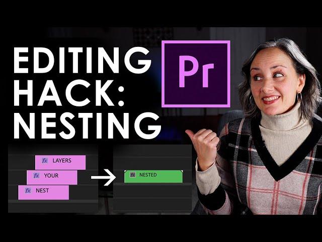 NESTING CLIPS IN PREMIERE - How To Nest Clips In Premiere Pro - Filmmaking 101