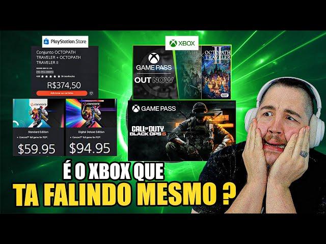 o XBOX esta SURRANDO o PLAYSTATION com o GAMEPASS e nem ACONTECEU o SHOWCASE ainda !