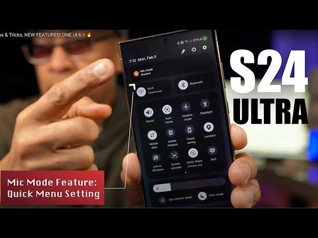 Samsung Galaxy S24 Ultra Tips & Tricks, NEW FEATURES! ONE UI 6.1 