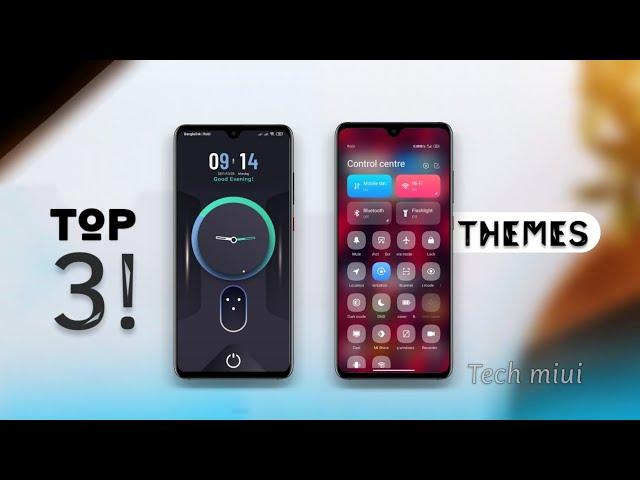 Miui 12 Top 3 Premium Ui Themes| Miui 12 Themes| You Should Try Now 