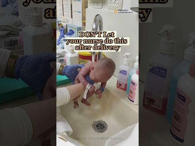 DON’T  Let Your Nurse Do THIS After Delivery/Birth  ‼️