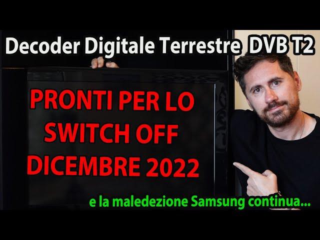 Decoder Digitale Terreste DVB-T2  Economico, Semplice,  Funzionale pronto per lo Switch OFF