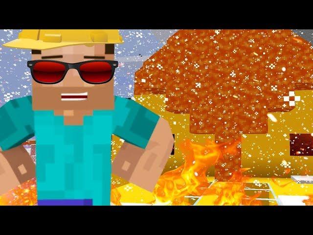 I Set My Best Friends Brand New House on Fire using Lava Because He Exploded My House in Minecraft!