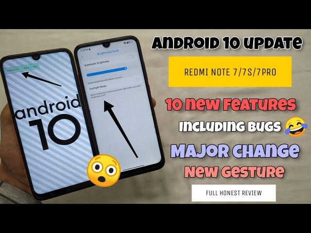 Full Review - Android 10 Update For Redmi Note 7/7S/7PRO | Full Changelog