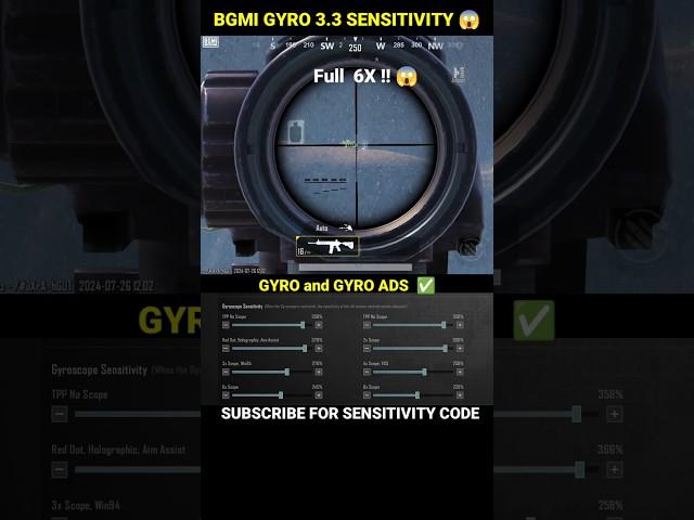  BGMI Scope Setting 2x 3x 4x 6x 8x | New Best Sensitivity Settings | No Recoil #shorts #bgmi #viral