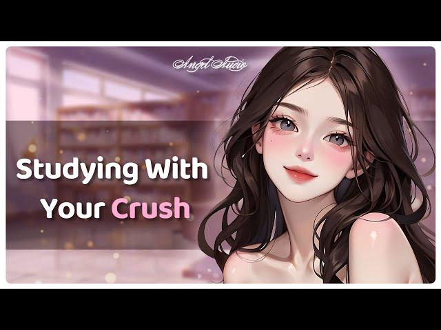 Flirty Study Session With Your Crush  [ASMR Roleplay] [Friends to lovers] [High school/College]