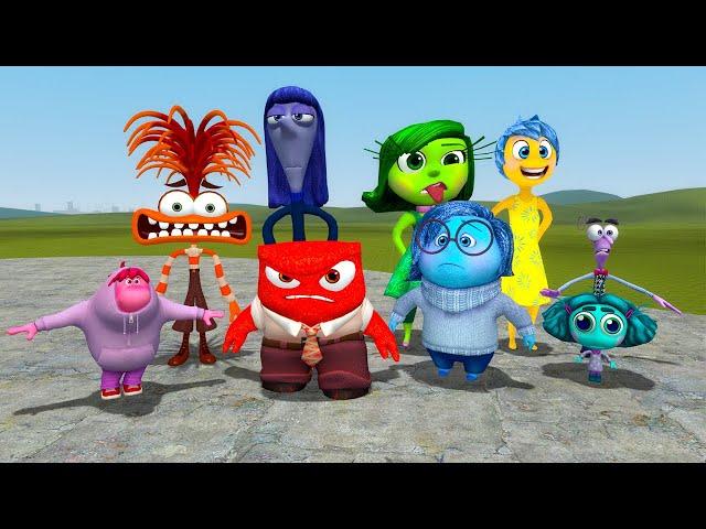 INSIDE OUT 2 FAMILY CHARACTERS In Garry's Mod #gmod