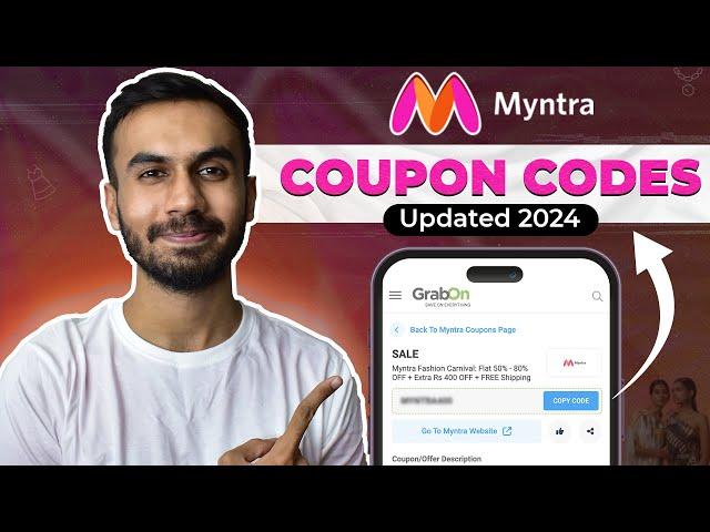 Myntra Coupon Code Today 2024 | Myntra Coupon Codes