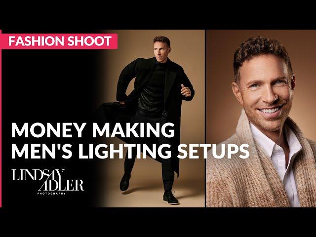 Money Making Lighting Setups: Photographing Men | Inside Fashion and Beauty Photography w/ Lindsay