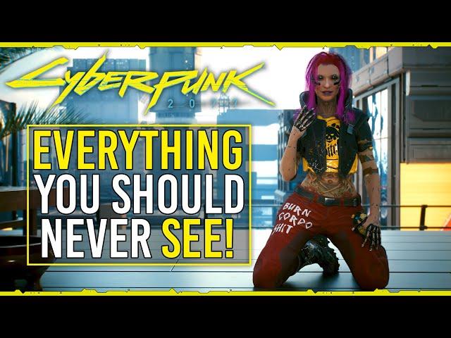 EVERYTHING you should NEVER have seen in cyberpunk 2077 [SUPERCUT]