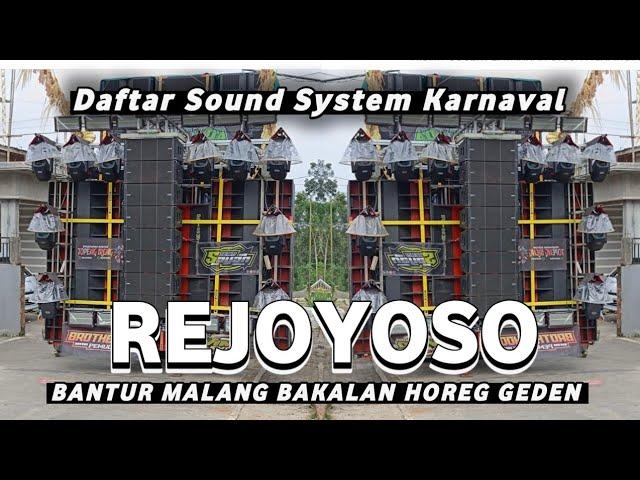 Daftar Sound System Karnaval REJOYOSO BANTUR Ngeri // Info Riswanda Brewog audio Hadir ‼️