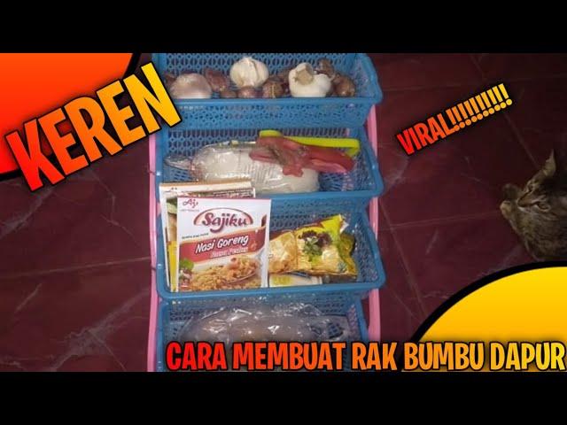 Cara Membuat Rak Bumbu Dapur | Viraaall !