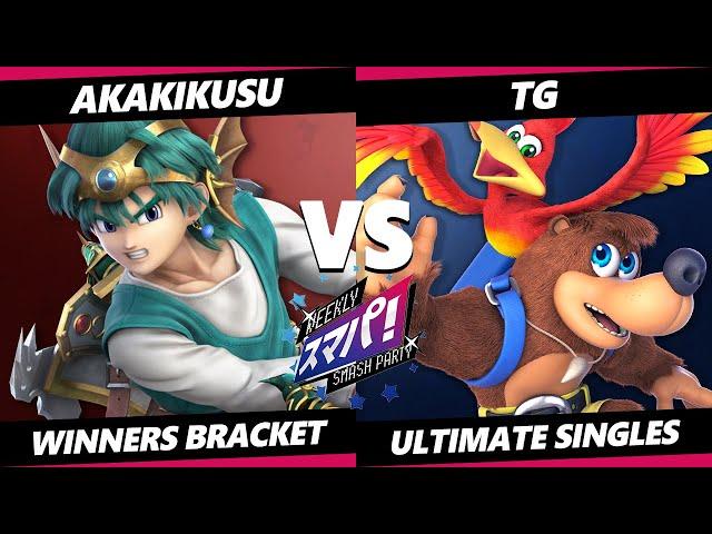 Sumapa 134 - Akakikusu (Hero) Vs. TG (Banjo Kazooie) Smash Ultimate - SSBU