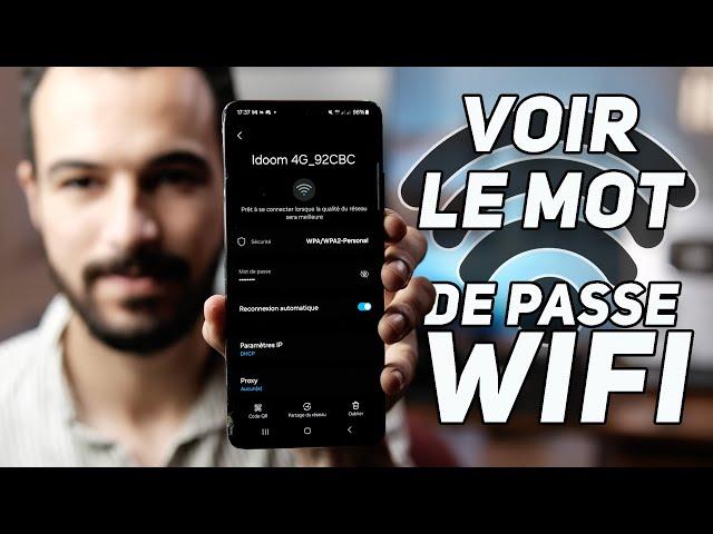 Comment afficher le mot de passe de WIFI ?