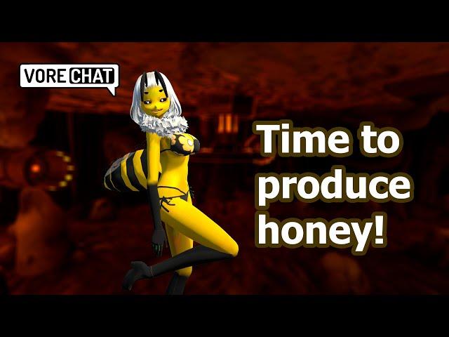 The queen bee's banquet! - (Giantess Vore)