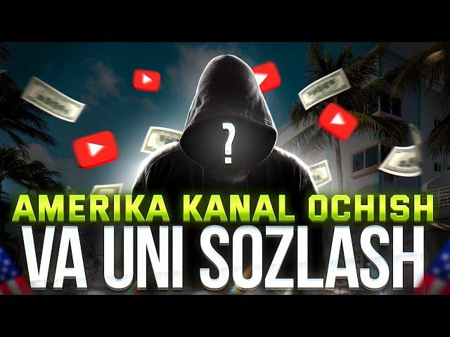 AMERIKANSKIY KANAL OCHISH VA UNI SOZLAS||AMERIKA KANALDAN PUL ISHLASH.