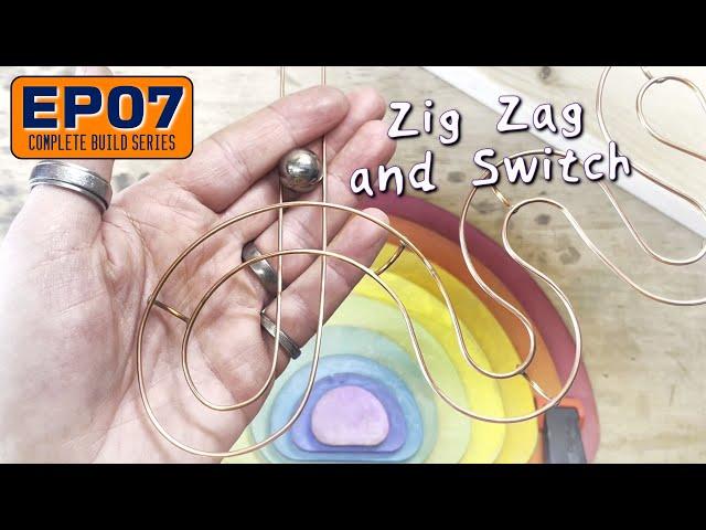 Zig Zag and a switch on my Rolling Ball Sculpture RBS4 EP 7