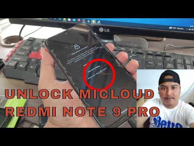 Remove Micloud/Frp  Redmi Note 9 Pro No Tes poin Via Unlocktool One Click