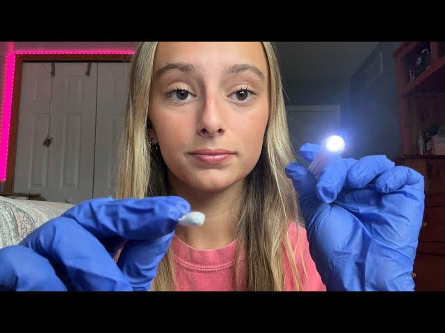 ASMR | Ear Exam + Ear Cleaning (Hearing Tests)