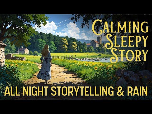 THE QUEENS ENCHANTED ADVENTURE Bedtime Story for Grown Ups | Storytelling & Rain | Black Screen