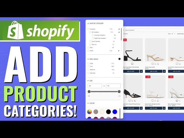 How To Add Product Categories In Shopify | Dropshipping 2023