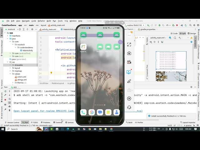 How to fix codeview scrolling issue with android Studio | Fix codeview scrolling issue  in Android