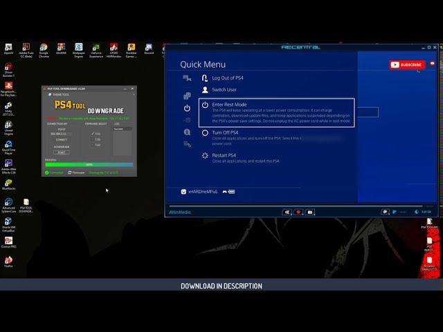 How to Downgrade PS4 from 12.00 to 9.00 Tutorial + Download