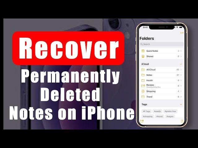 How to Recover Permanently Deleted Notes on iPhone with/without Backup| iOS Notes Recovery in 5 Ways