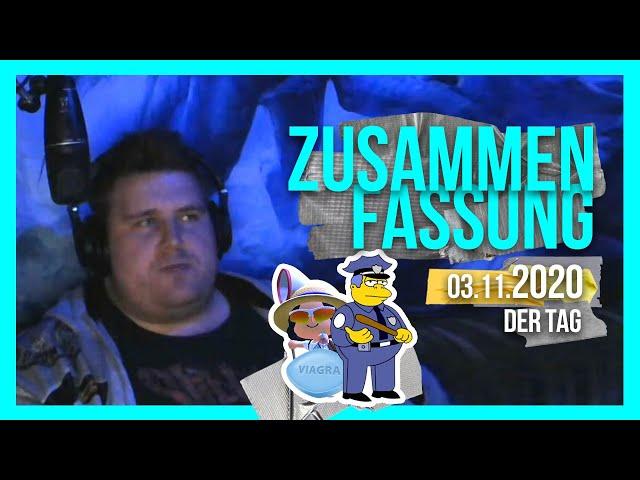 Drachenlord Stream 03.11.2020 der Tag (ZUSAMMENFASSUNG) / Ereignisreicher Tag (Mobbing ist uncool)